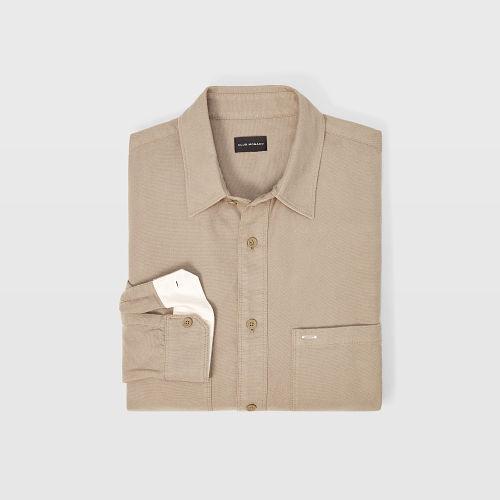 Club Monaco Color Green Long-sleeve Work Shirt