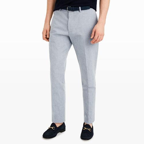 Club Monaco Color Grey Grant Chambray Trouser