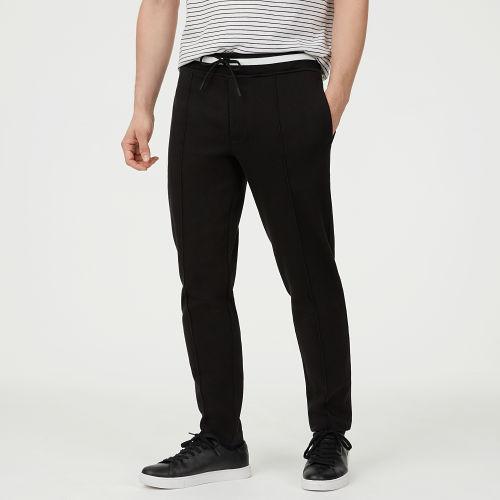 Club Monaco Color Black Striped Varsity Sweatpant