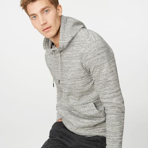 Club Monaco Color Grey Pullover Hoodie