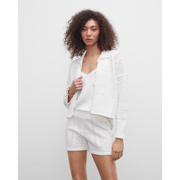 Club Monaco Crochet Jacket