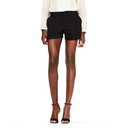 Club Monaco Color Black Trina Wool Shorts