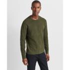 Club Monaco New Olive Ottoman Stitch Sweater