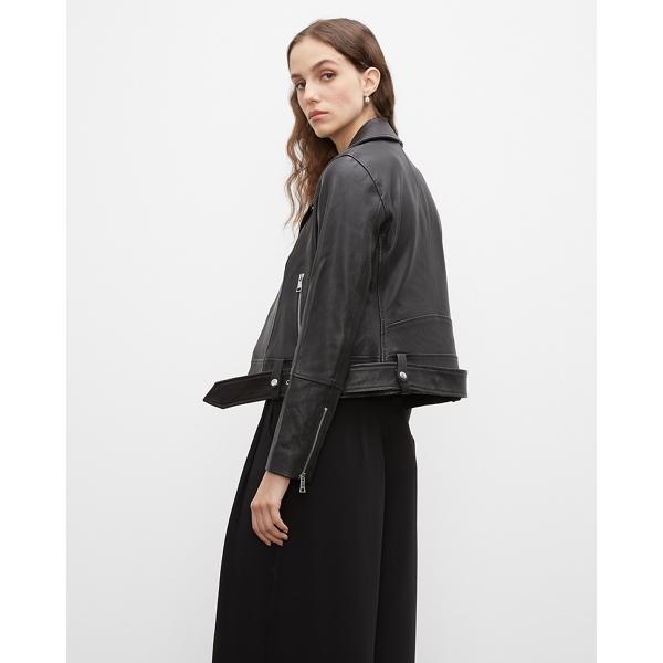 Club Monaco Classic Leather Moto Jacket