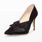 Club Monaco Color Black April Bow Pump In Size 36.5