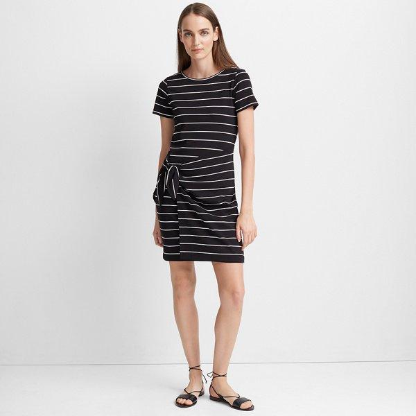 Club Monaco Black/white Stripe Twansia Dress