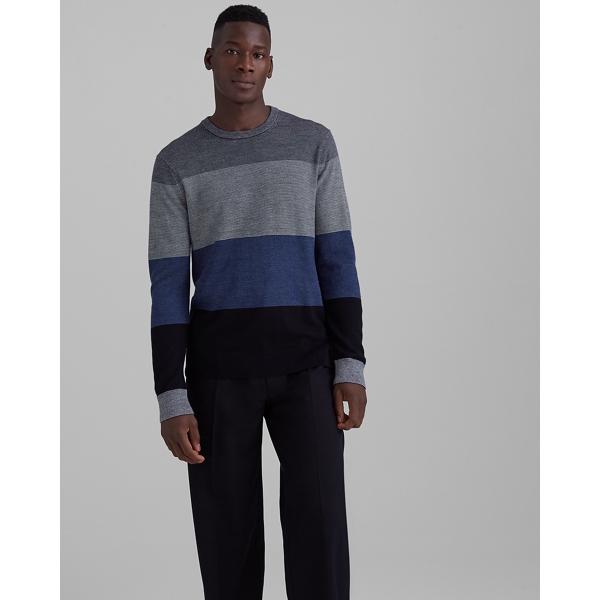 Club Monaco Merino Colorblock Crewneck Sweater