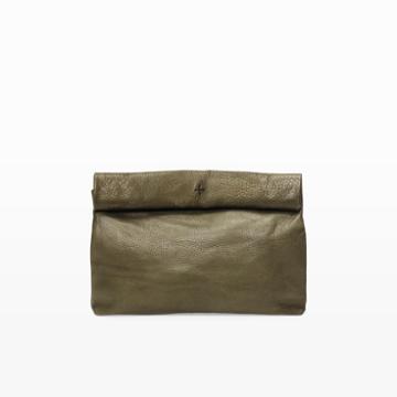 Club Monaco Color Green Marie Turnor Lunch Clutch