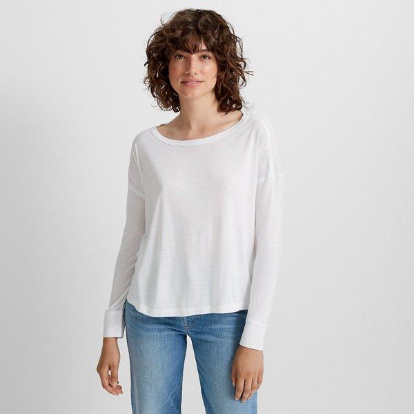 Club Monaco White Nawallie Tee