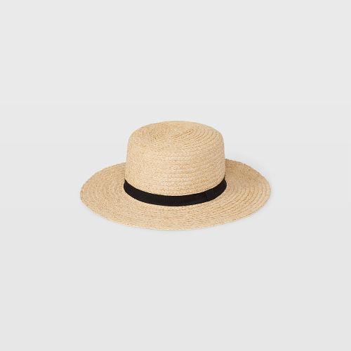 Club Monaco Color White Hat Attack Wide-brim Boater