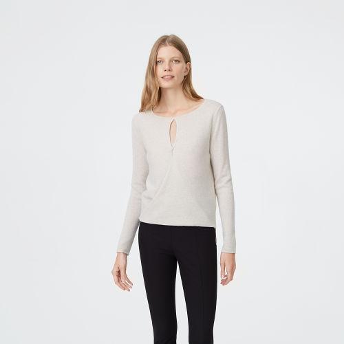 Club Monaco Color White Gabily Cashmere Sweater