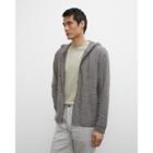 Club Monaco Zip Linen Blend Hoodie