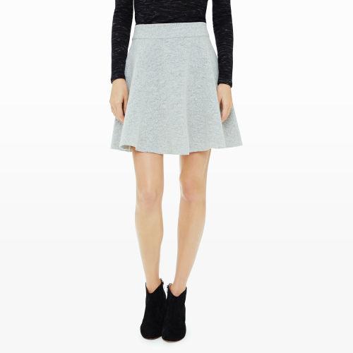 Club Monaco Color Grey Readah Knit Skirt