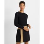 Club Monaco Blk/bge Colorblock Mini Skirt
