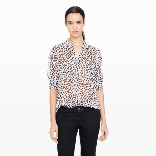 Club Monaco Color Black Neandra Top In Size M