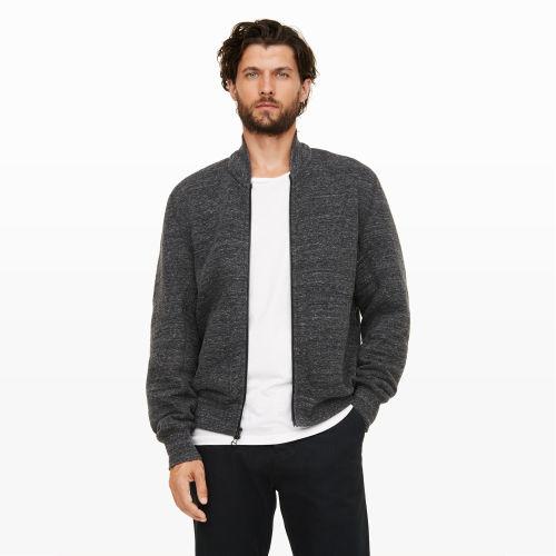 Club Monaco Color Grey Wings + Horns Cabin Bomber