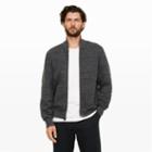 Club Monaco Color Grey Wings + Horns Cabin Bomber