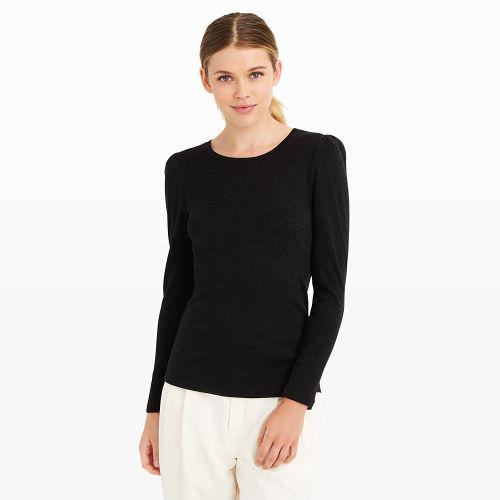 Club Monaco Color Dark Charcoal Heather Zina Top