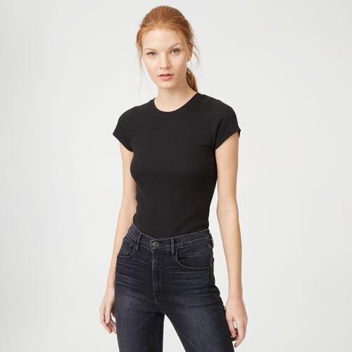 Club Monaco Color Black Bowee Tee