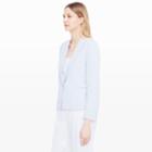 Club Monaco Color Blue Marona Side-tie Blazer