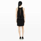 Club Monaco Color Black Natina Split-back Dress In Size 00