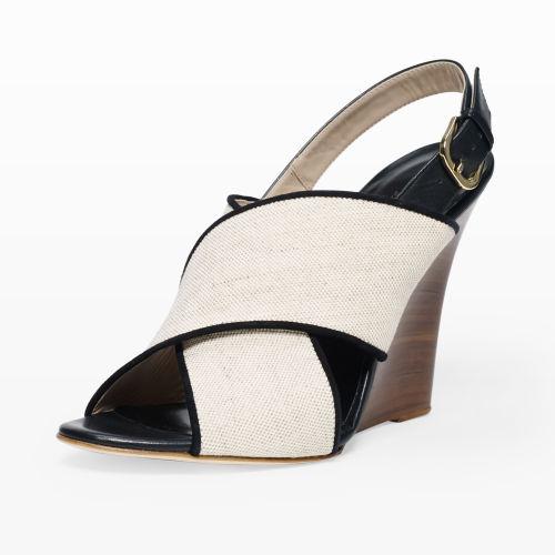 Club Monaco Color Black Talene Wedge In Size 35.5