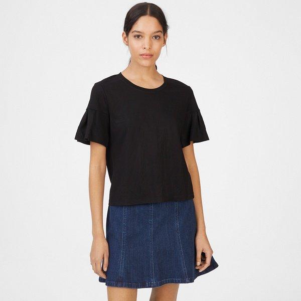 Club Monaco Black Rista Top