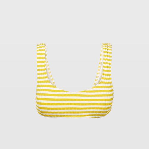 Club Monaco Solid & Striped Elle Top