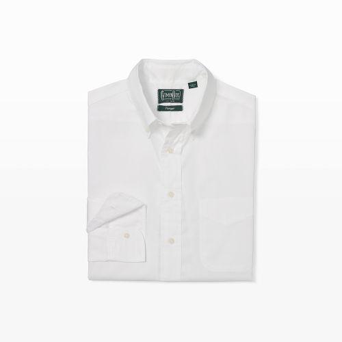 Club Monaco Color White Gitman Zephyr Oxford Shirt