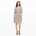 Club Monaco Color White Pernille Cold-shoulder Dress