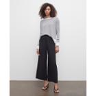 Club Monaco Signature Striped Linen Crewneck Sweater
