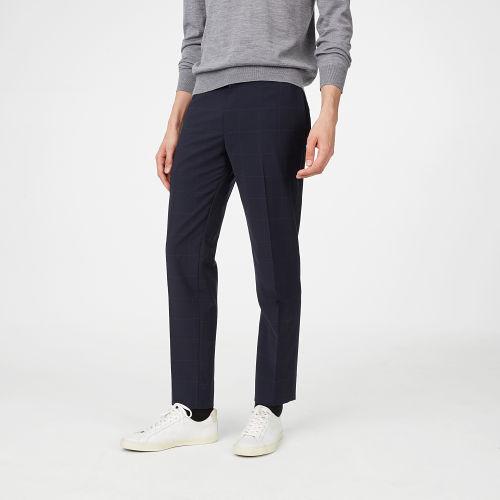 Club Monaco Color Blue Sutton Window Pane Trouser