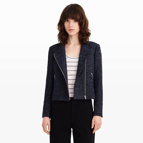 Club Monaco Color Blue Baruska Jacket