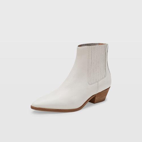 Club Monaco Color White Petrah Leather Bootie