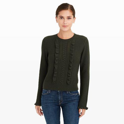 Club Monaco Color Surplus Green Lovelle Sweater