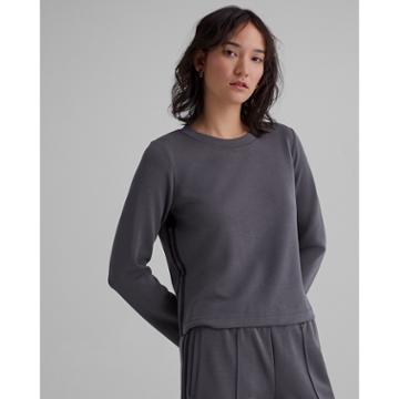 Club Monaco Sporty Striped Sweatshirt