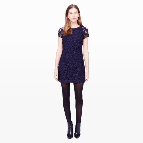 Club Monaco Color Blue Witherbee Lace Dress In Size 6