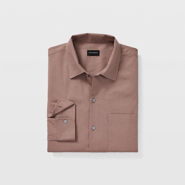 Club Monaco Rose Quartz Standard Fit Solid Shirt