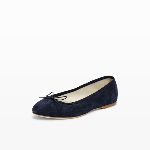Club Monaco Color Blue Anniel Suede Ballet Flat