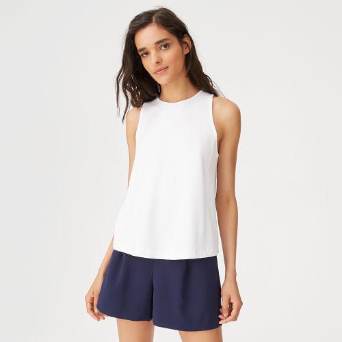 Club Monaco Color White Farrenna Top