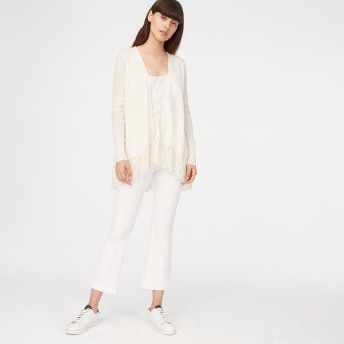 Club Monaco Color White Lauren Cashmere Cardigan