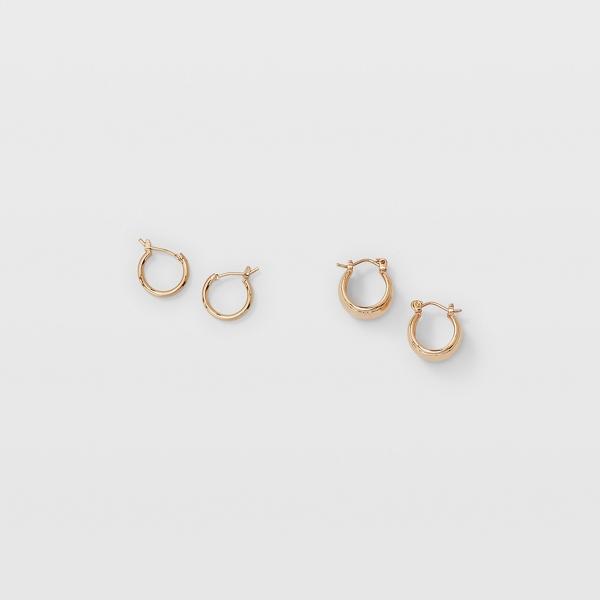 Club Monaco Curved Hoop Set