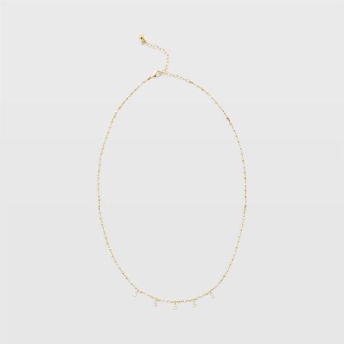 Club Monaco Color White Multi-charm Necklace