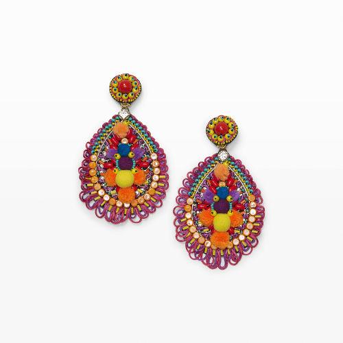 Club Monaco Color Multi Ranjana Khan Teardrop Earring