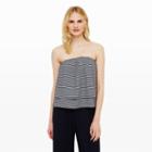 Club Monaco Color Navy Tevin Textured Top