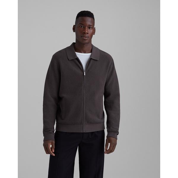 Club Monaco Ottoman Full Zip Sweater Jacket