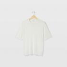 Club Monaco Short Sleeve Boucl Crew