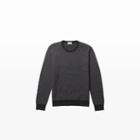 Club Monaco Color Black/heather Grey Herringbone Crew Sweater