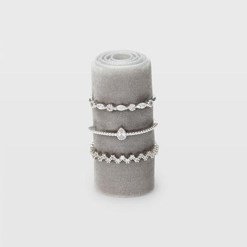 Club Monaco Color Silver Serefina Teardrop Ring Set