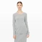 Ib Color Grey Ryder Rib-knit Sweater